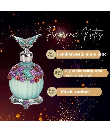 Arabian Perfume for Women Halal Dubai Retro Concentrated Perfume Oil Arabia Unpredictable Spirited Enchanting Fragrance Persistent Smell Perfect Travel Accessory (Fresh Woody) - Buy Online on SooperMarket.com