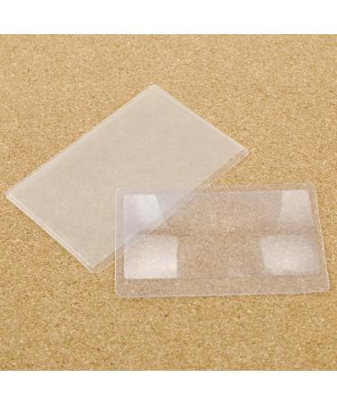 10 PCS Credit Card Sized Magnifying Lenses3 X Magnifier Magnification Magnifying Fresnel Lens Superior Quality and Creative - Buy Online on SooperMarket.com