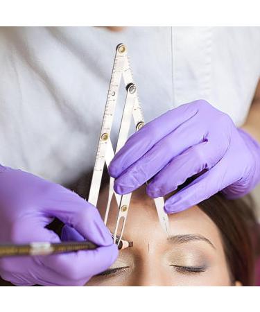 Oshhni Eyebrow Ruler Makeup Stencil Balance Professional Gauge Level Measuring Tool Three Point Positioning Ruler Measuring Tool - Buy Online on SooperMarket.com
