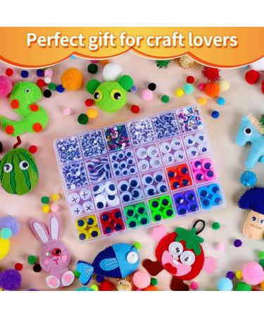 Iooleem 1518pcs Self-Adhesive Googly Wiggle Eyes in 24 Styles & Colors - Crafts, DIY Projects - Buy Online on SooperMarket.com
