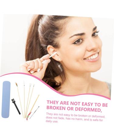 Ear Cleaning Kit with Bamboo Ear Pick & Spiral Cleaner - 1 Set for Safe Ear Wax Removal - Buy Online on SooperMarket.com