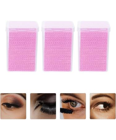 Beaupretty 600pcs Glue Cleaning Pads - Cotton Fabric Wipes for Eyelash Extensions Makeup Removal & Manicure - Pink | International Shipping Available - Buy Online on SooperMarket.com