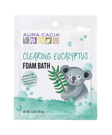 Buy Aura Cacia Aromatherapy Foam Bath - Clearing Eucalyptus 2.5 oz (Pack of 6) | International Shipping Available - Buy Online on SooperMarket.com