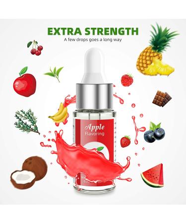 Nomeca Food Flavoring Oil - 12 Candy Flavors for Baking, Cooking, Lip Gloss - .2 Fl Oz / 6 ml (Pack of 12) Water & Oil Soluble - Buy Online on SooperMarket.com