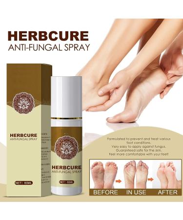 2 Pcs Athlete's Foot Spray Set - Foot Peeling & Odor Eliminator (60ml) | For Women & Men - Buy Online on SooperMarket.com