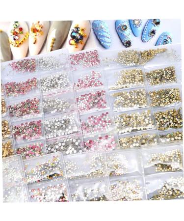 Nail Rhinestones Kit DIY Nails Rhinestones Nail Art Cosmetics Clothes Design Jewels Diamond Accessories Type4 - Buy Online on SooperMarket.com