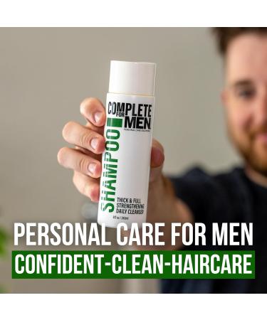 Mens Shampoo for Thicker Hair - Paraben & Sulfate Free Deep Cleansing Strengthening Shampoo | Scalp Care & Daily Hair Cleanser - Buy Online on SooperMarket.com