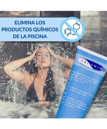 TRISWIM Chlorine Removal Swimmers Shampoo 8.5 fl.oz - Moisturizing & Repairing Hair - Buy Online on SooperMarket.com