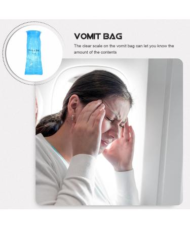 SUPVOX 25Pcs 1000ml Vomit Bags - Leak Resistant Portable Disposable Emesis Bags for Travel Motion Sickness - Car, Airplane, Taxi - Buy Online on SooperMarket.com