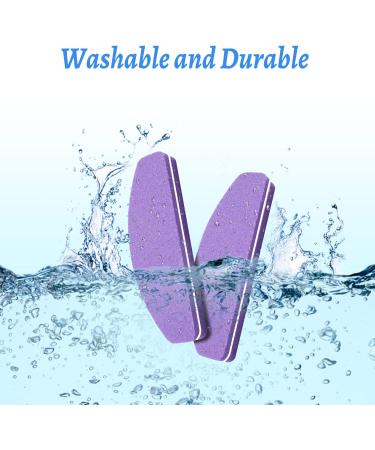 Nail Buffer Blocks 20 PCS - Professional Mini Nail Buffer for Gel & Natural Nails - Nail Polish Buffing Block for Home & Salon Use (Purple) - Buy Online on SooperMarket.com