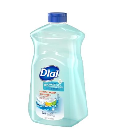 Dial Coconut Mango Liquid Hand Soap Refill - 52 Fl Oz | Hydrating Formula | Eco-Friendly Packaging - Buy Online on SooperMarket.com