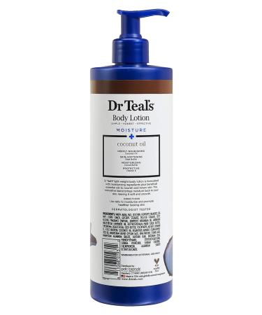 Dr Teal's Coconut Oil Body Lotion Gift Set - (2 Pack 18oz Ea.) - Shea & Cocoa Butter Infused - Softens & Moisturizes Skin - Essential Oils for Renewal & Nourishment - Buy Online on SooperMarket.com