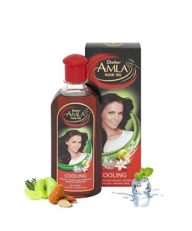 Dabur Amla Cooling Hair Oil - 200ml For Long and Beautiful Locks Goodness Of Real Amla Helps In Nourishing Strengthening & Cooling Hair
