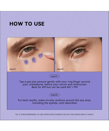 Bakuchiol Retinol Alternative Eye Cream | Dark Circles Puffiness & Fine Lines | Plant-Based Peptide Treatment - Buy Online on SooperMarket.com