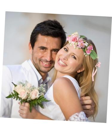 FOYTOKI Bridal Flower Headband Flower Crown for Flower Crown Hairband Bride Flower Crown Flower Crown for Women Flower Crown Garland Floral Crown Bridal Flower Crown - Buy Online on SooperMarket.com