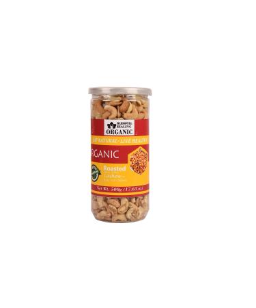 Blessfull Healing Organic Natural Vegan Fiery Hot Roasted Halves/Pieces Cashew Nuts Crunchy Kaju 500 Gram