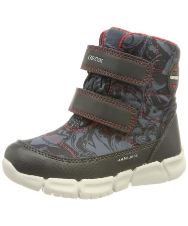 Geox Baby Flexyper Boy B ABX B Hi-Top Sneakers 4.5 UK Child Avio Red