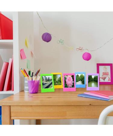 Colorful Bundle Set Accessories for Fujifilm Instax Mini Cameras - Film Sticker, Desk Frames, Hanging Frame, Strap - Buy Online on SooperMarket.com