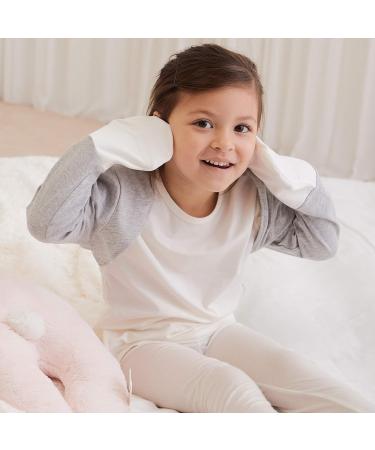 Edenswear Zinc-Infused Mitten Sleeves for Kids with Eczema - Gray (6 Months) - Buy Online on SooperMarket.com