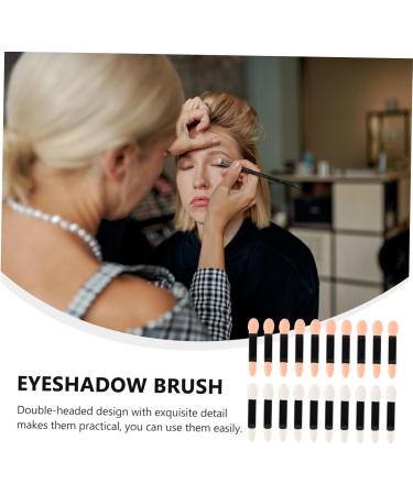 Beavorty 20pcs Makeup Professional Double- End Eyeshadow Makeup Eyeshadow Brush Set Miss M As Shown - Buy Online on SooperMarket.com