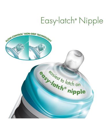 Bittylab Bare Air-Free 4oz Twin w/Easy-Latch Nipples - Reduce Reflux, Colic, Gas & Fuss. Ideal for 0-6 Months Babies. Includes Easy Instructions - Buy Online on SooperMarket.com