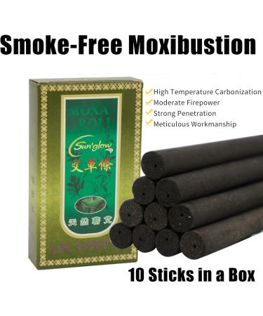 Moxa Rolls Stick - 10pcs/box | Smoke-Free Treatment for Healing | International Shipping - Buy Online on SooperMarket.com