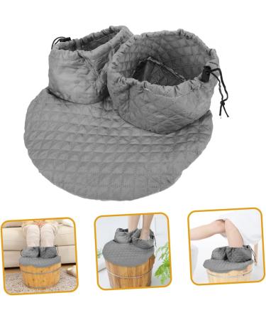 FOYTOKI Thermal Insulation Foot Bath Cover Foot Soaking Dual Basin Cover Foot Bath Bucket Cover Foot Bucket Protectors Sauna Foot Bath Accessory Foot Tub Cover Foot Soak Bucket Cover - Buy Online on SooperMarket.com