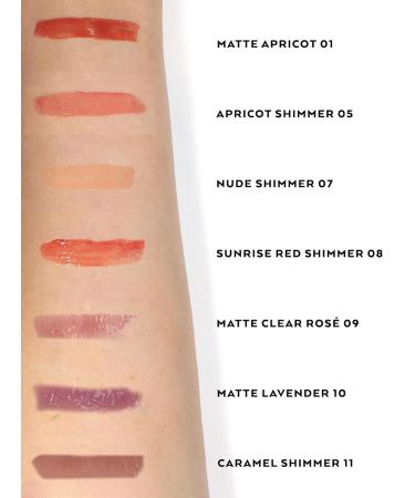 And Gretel Natural Cosmetics Knutzen Lip Gloss - Nourishing Highly Pigmented Natural Lip Color in Matt Apricot 01 - 1 Piece - Buy Online on SooperMarket.com