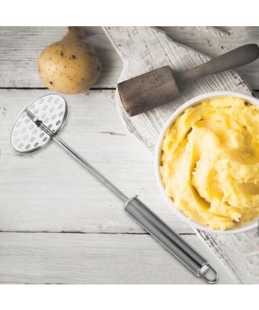 Hemoton Carrot Cookware 2pcs Potato Masher Stainless Steel with Fine Mesh Platter Fruit Cooking Tools for Bead Fruits Yams Baby Food (Silver) Garlic Smasher Press - Buy Online on SooperMarket.com