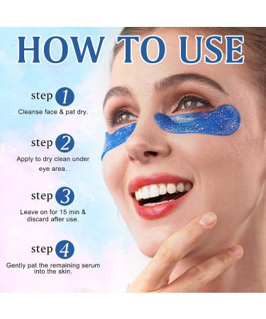 SDJUFEI Pearl Under Eye Patches (18 Pairs) - Collagen Eye Mask for Puffy Eyes, Dark Circles & Wrinkles - Buy Online on SooperMarket.com