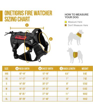 Tactical Dog Harness Vest Military Dog Harness for Large Medium Dogs No-Pull Service Dog Vest with Hook & Loop Panels Adjustable Dog Vest Harness for Walking Hiking Training(Black Medium) M Black - Buy Online on SooperMarket.com