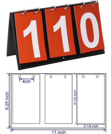 Bluecell Portable Table Top Scoreboards - Set of 2 for Volleyball, Basketball, Table Tennis - Buy Online on SooperMarket.com