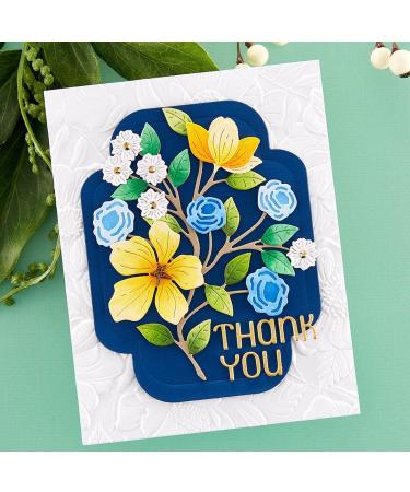 Spellbinders Four Petal Floral 3D Embossing Folder - Clear | Shop Now - Buy Online on SooperMarket.com