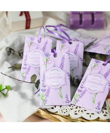 SCENT-HI Premium Lavender Fragrance Bags - 14 Bags for Clothing Drawers Cupboards Rooms Wardrobe & Cars | International Shipping Available - Buy Online on SooperMarket.com