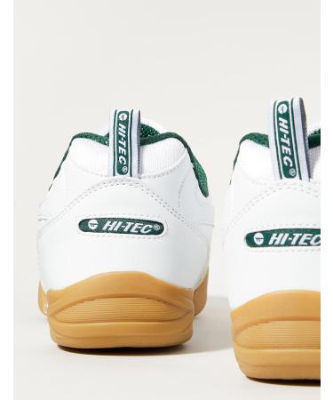 Hi-Tec Women's Squash Classic Shoes - Size 43 EU - White/Green - International Shipping Available - Buy Online on SooperMarket.com