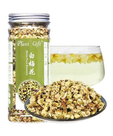 Plant poison white plum tea white plum flower flower tea dried flower tea plum green tea loose organic health tea herbal green plum flower blossom tea 35g-White plum blossom