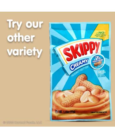 SKIPPY Natural Creamy Peanut Butter Squeeze Packs 1.15 oz (Pack of 8) - Buy Online on SooperMarket.com