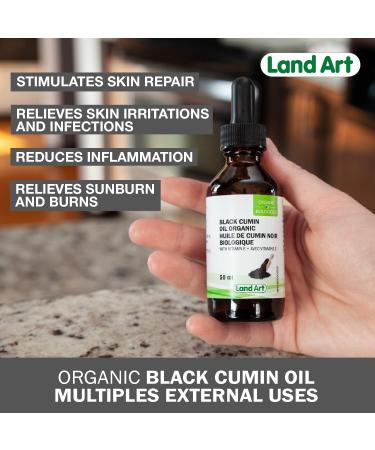 Organic Black Cumin Seed Oil - 50ml - For topical use - Cold Pressed - Vegan - Gluten Free - Made in Canada - Buy Online on SooperMarket.com