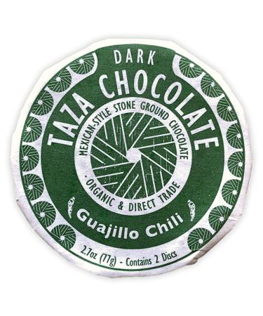 Organic Taza Chocolate Mexicano Disc 50% Dark Chocolate with Guajillo Chili - Vegan - 2.7 oz (12 Count) - Buy Online on SooperMarket.com