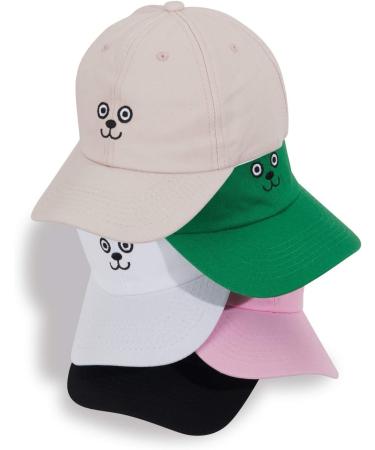 Livacasa Kids Adjustable Sun Protection Cap - Embroidered Snapback for Boys & Girls (C-Khaki 49-57cm) - Buy Online on SooperMarket.com