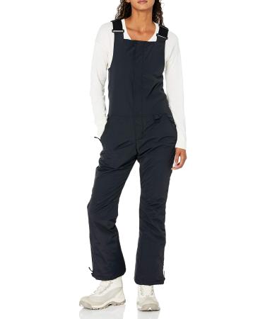 Amazon Essentials Women's Water-Resistant Full-Length Insulated Snow Bib (Available in Plus Size) Medium Black