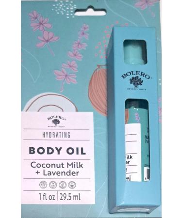 Hydrating Body Oil - Coconut Milk & Lavender for all skin types 1fl oz./29.5ml