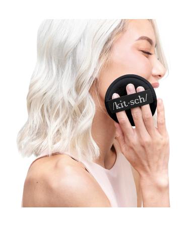 Kitsch Ultimate Cleansing Kit: Cotton Face Pads, Washable Rounds, Exfoliator Sponge, Face Towel - Reusable Makeup Remover Pads, Organic Cotton - Holiday Gift - Buy Online on SooperMarket.com