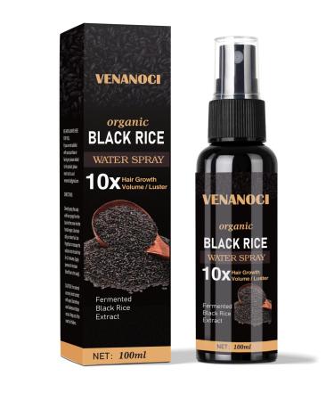 Venanoci Hair Growth Serum Rice Water Spray for Women & Men Treatment For Hair Loss Damaged Dry Hair Hair Regrowth for Thicker Longer Fuller Hair with Castor oil Ginger