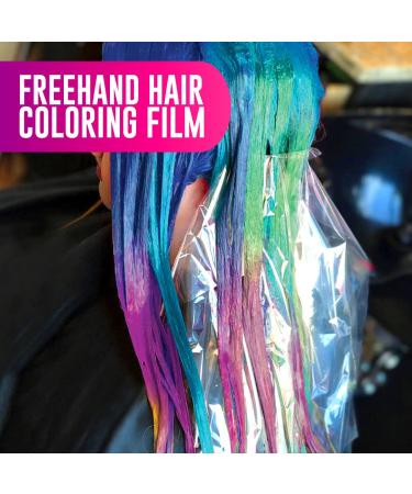 Colortrak Professional Cling-Free Hair Coloring Film - 500 Ft Roll for Balayage & Freehand Painting - Transparent Heat Retaining Perforated Every 6 Inches - Buy Online on SooperMarket.com