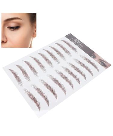 ANKROYU 10 Types Professional Eyebrow Stickers - Natural Brown Transfer Stickers for Women | Perfect Eyebrow Solution - Buy Online on SooperMarket.com