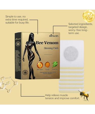 Todahof Bee Venom Slimming Plasters Bee Venom Plasters for Weight Loss Bee Venom Plaster Bee Venom Lymphatic Drainage Slimming Plaster Detox Plaster (5 Boxes) - Buy Online on SooperMarket.com