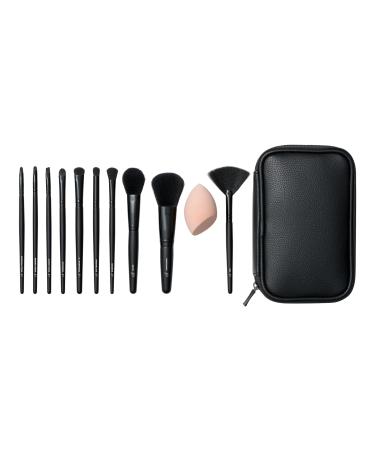 e.l.f. Full Face & Eye Makeup Brush Set 11 Makeup Brushes For Foundation To Bronzer Eyeshadow & More Vegan & Cruelty-Free