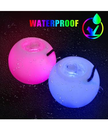 Joycabin LED Poi Balls Set 2 Bright Rainbow Juggling Balls with Strobe Effect & Adjustable Cords for Beginners Kids & Adults - Perfect for Outdoor Play! - Buy Online on SooperMarket.com
