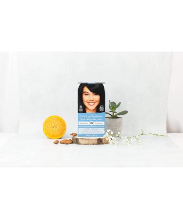 Buy Tints of Nature 1N Black Permanent Hair Dye - Nourishes Hair & Covers Greys (130ml) - Buy Online on SooperMarket.com